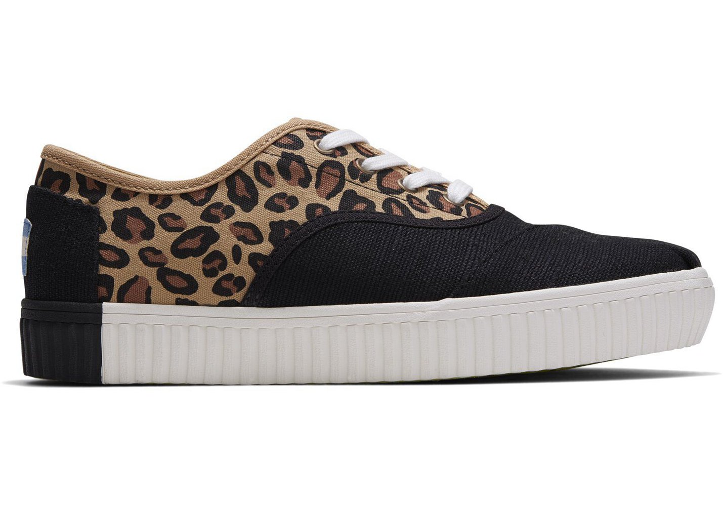 Toms Cordones Indio Sneakers Leopard - Womens - 72136-JIGT